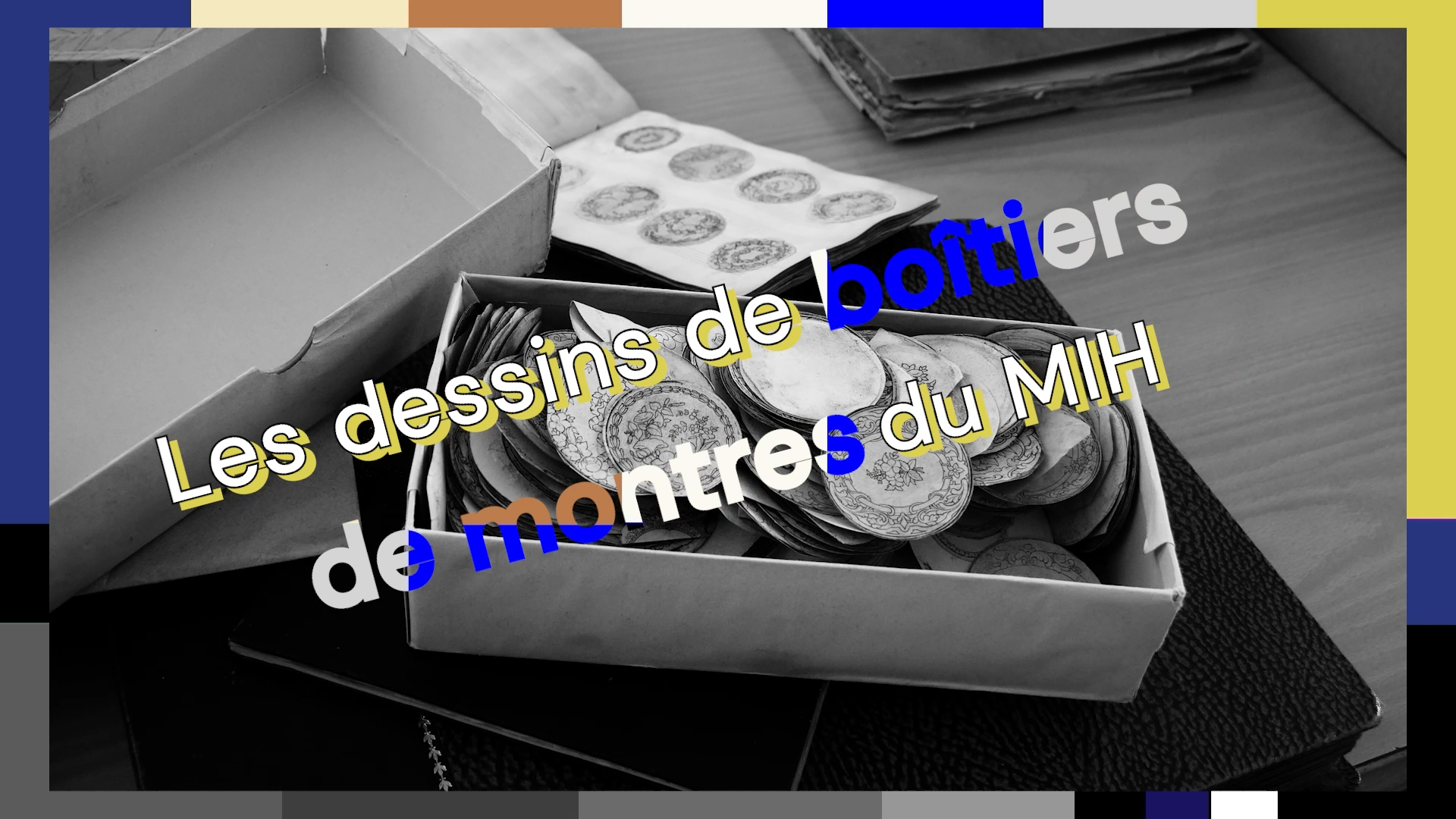 VIGNETTE dessins boîtiers de montres