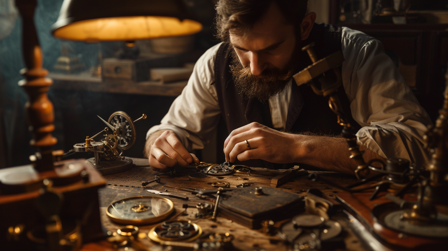 ouvrier horlogerie AI XIXe