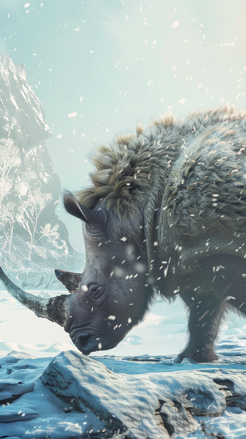 rhino laineux